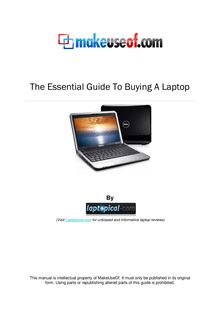 The Essential Guide To Buying A Laptop
