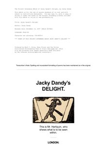 Jacky Dandy s Delight