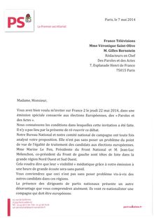 Cambadélis dit non à France Télévisions