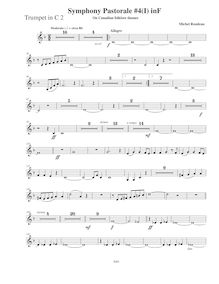Partition trompette 2 (C), Symphony No.4  Pastorale , Symphony on Canadian Folk Themes