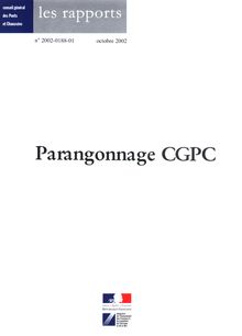 Parangonnage CGPC (Conseil Général des Ponts et Chaussées)