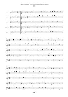 Partition complète (aigu en octave aigu clef), Rest von polnischen und andern Täntzen nach art par Valentin Haussmann