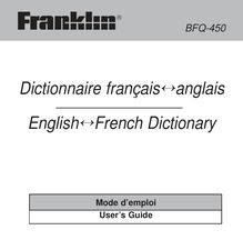 Dictionnaire français↔anglais english↔french dictionary