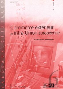 Commerce extérieur et intra-Union européenne. Statistiques mensuelles- 6 2000