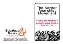 The Korean Anarchist Movement - Temps Noirs
