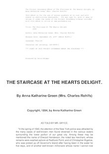 The Staircase At The Heart s Delight - 1894
