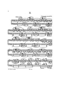 Partition , Grave, 4 Etudes pour Piano, Op.44, Quatre études pour Piano, Op. 44