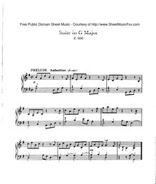 Partition complète,  en G Major, Purcell, Henry