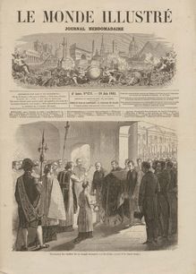 LE MONDE ILLUSTRE  N° 272 du 28 juin 1862