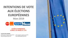 Intentions de vote aux élections européennes - BVA Orange La Tribune Europe 1 - Mars 2019
