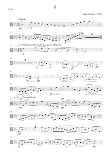 Partition altos, Two pièces pour corde orchestre, 1: C minor. 2: F minor