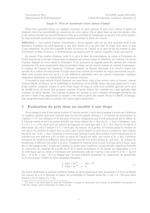 Universite de Nice L3 MASS annee Departement de Mathematiques Calcul Stochastique et finance semestre
