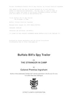 Buffalo Bill s Spy Trailer - Or, The Stranger in Camp