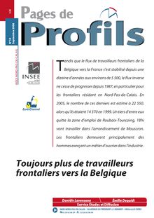 Toujours plus de travailleurs frontaliers vers la Belgique