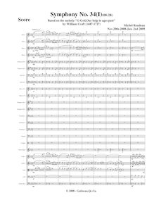 Partition , Andante, Symphony No.34, F major, Rondeau, Michel par Michel Rondeau