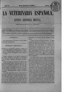 La veterinaria española, n. 117 (1860)