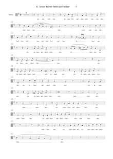 Partition ténor , partie [C3 clef], Geistliche Chor-Music, Op.11 par Heinrich Schütz