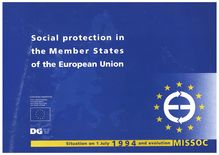 Social protection in the member States of the European Union