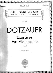 Partition Book 1 (Nos.1-34), 113 Etudes pour violoncelle, 113 Etudes for Violoncello