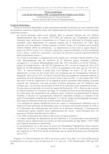 Contribution des ADTG au projet sur la Loi de en Midi Pyrénées Décembre