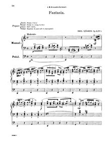 Partition complète, Paa Vandring, Op.15, Sjögren, Emil par Emil Sjögren