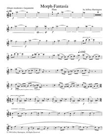 Partition flûte, Morph-Fantasía pour Woodwind quintette, Harrington, Jeffrey Michael