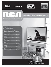 Notice DLP HDTV RCA  M50WH186