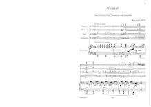Partition complète et parties, Piano quintette No.2, Op.64
