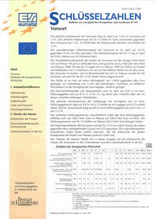 Schlüsselzahlen. Bulletin zur europäischen Konjunktur und Synthesen 07/99