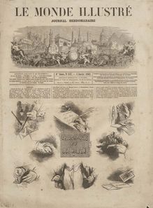 LE MONDE ILLUSTRE  N° 247 du 04 janvier 1862