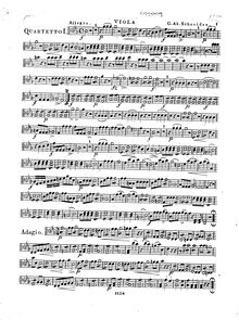 Partition viole de gambe, 3 flûte quatuors, Op.45, Trois nouveaux quatuors pour flûte, violon, alto et violoncelle