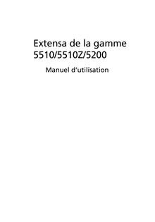 Notice Ordinateur portable Acer  Extensa 5510