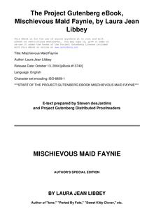 Mischievous Maid Faynie
