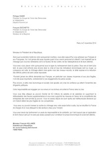 Dans une lettre adressée à Hollande, l UDI appelle le président à ne «plus perdre une minute»