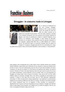 Smuggler : le costume made in Limoges