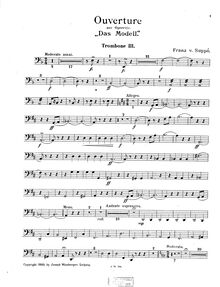 Partition Trombone 3, Das Modell, Suppé, Franz von