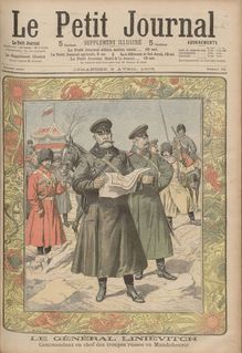 LE PETIT JOURNAL SUPPLEMENT ILLUSTRE  N° 750 du 02 avril 1905