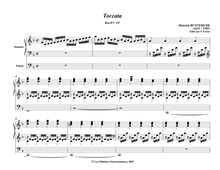 Partition complète, Toccata en F major, F major, Buxtehude, Dietrich