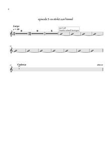 Partition cor 1 (F), Concerto pour violoncelle & Doublebass, WesenAuer, Peter