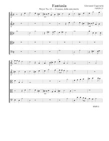 Partition complète (Tr Tr A T B), Fantasia pour 5 violes de gambe, RC 44
