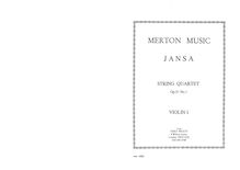 Partition parties complètes, corde quatuor, Op.51 No.1, C major