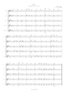 Partition complète, Deutsche geistliche chansons, The Hymns of Martin Luther