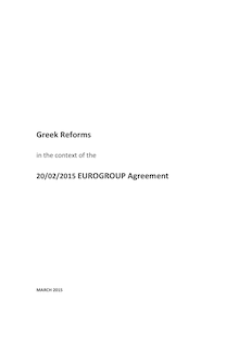 Grèce-propositions de réformes mars 2015