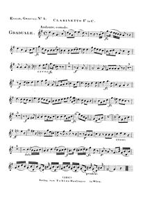 Partition clarinette 1, Graduale en tertia missa nativitatis: Viderunt omnes