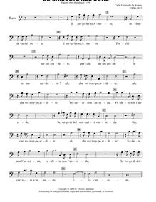 Partition basse (basse enregistrement ), Madrigali A Cinque Voci. Quatro Libro par Carlo Gesualdo