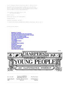 Harper s Young People, May 25, 1880 - An Illustrated Weekly