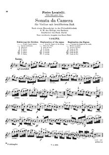 Partition de violon, 12 Sonate à flauto traversiere solo e basso