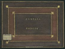 Partition basson, Cantata à 4 Voci, Cantata à 4 Voci per il Giorno natalizio di Sua Maestà la Regina l Anno 1735