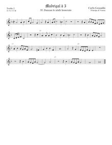 Partition viole de gambe aigue 2, madrigaux, Book 1, Gesualdo, Carlo par Carlo Gesualdo
