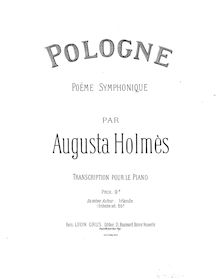 Partition complète, Pologne, E major, Holmès, Augusta Mary Anne